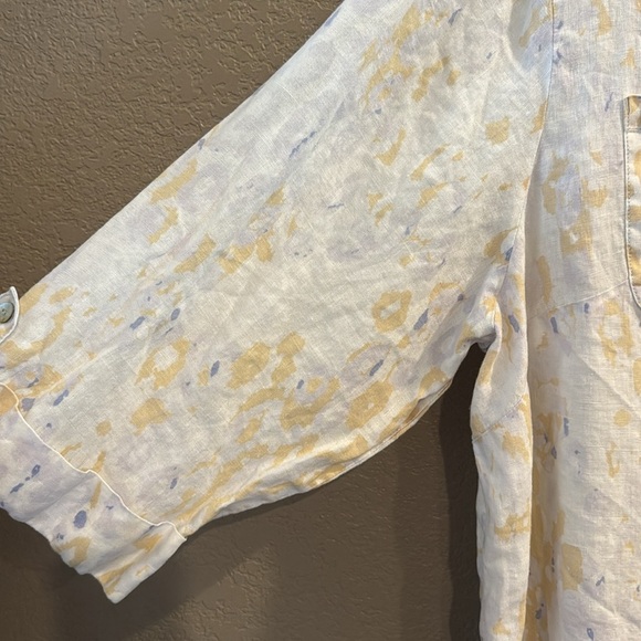 Ruby Rd. Cream and Yellow Shirt - Picture 3 of 6